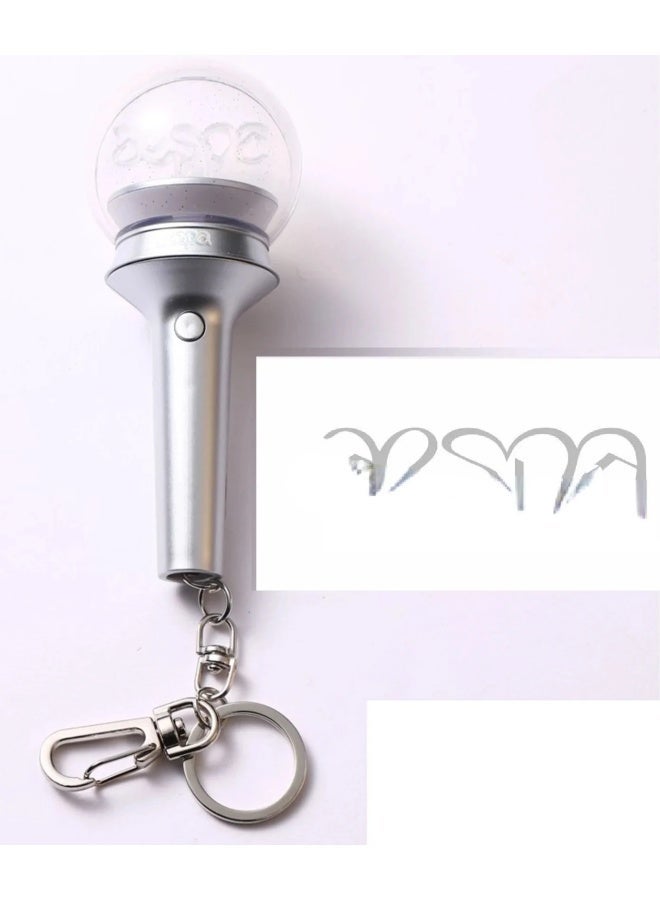 Generic Cute KPOP Light Keychain Silicone Stick Pendant Keyring Bag Accessories Birthday Gift-Color:E-Ships From:CHINA - Image 1