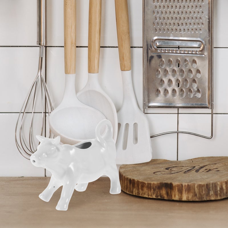Ceramic Cream Jug Animal Gravy Boat Sauce Pitcher Creamer Coffee Syrup Jug for Restaurant - Image 5