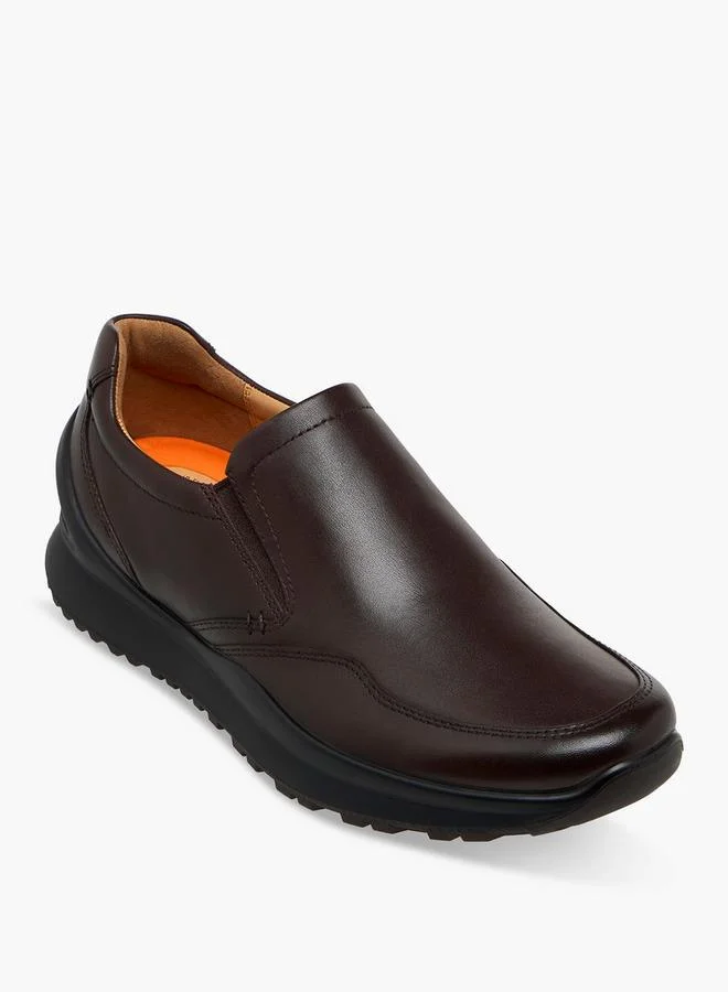 لو كونفورت Men Leather Slip-On Loafers
