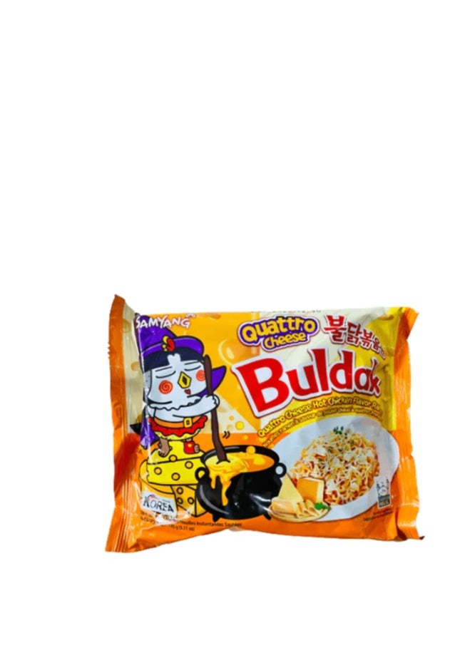 SAMYANG - Samyang Buldak Quattro Cheese Ramen Hot Chicken Noodles 140 g - Image 1