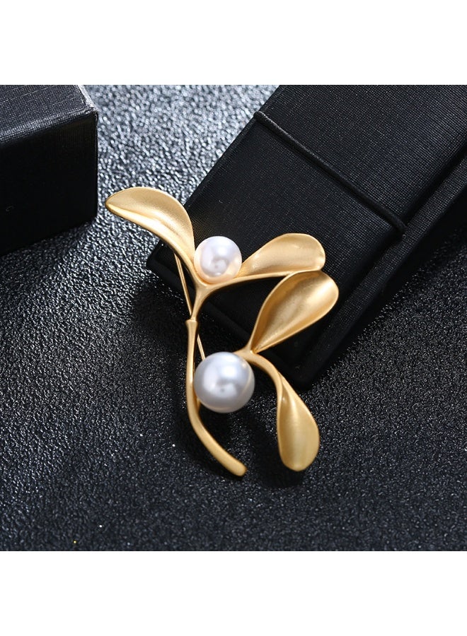 KUYING Fashionable And Elegant Charm Pearl Brooch 