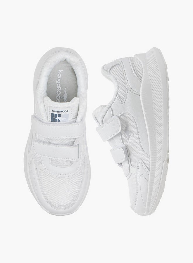 kangaROOS Unisex Logo Detail School Shoes with Hook and Loop Closure - Image 1