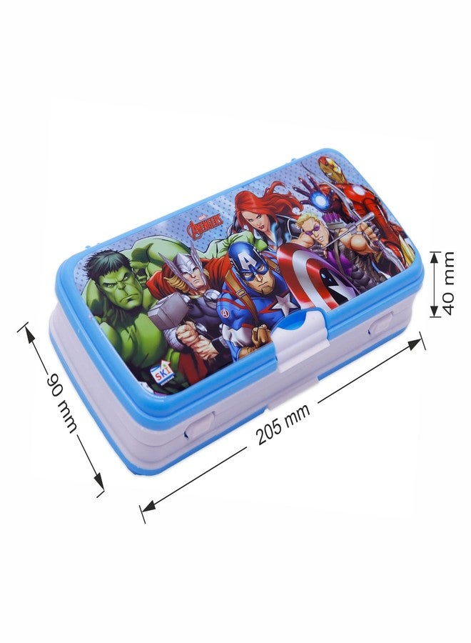 SKi Homeware Xylo Pencil Box with White Board and Marker (Avenger) with Free Stationery, Ideal for Party Favours and Gifting for School Going Kids - Image 2