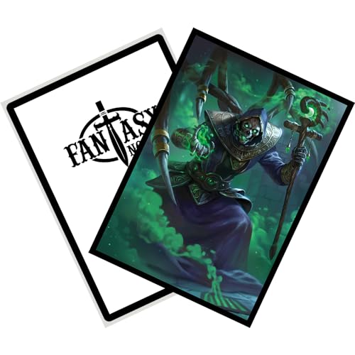 Fantasy North - Venomskull - The Risen Plague - 100 Smooth Matte TCG Trading Card Sleeves - Fits Magic MTG Commander Pokemon and Other Card Games - Playing Card Sleeves - Image 4