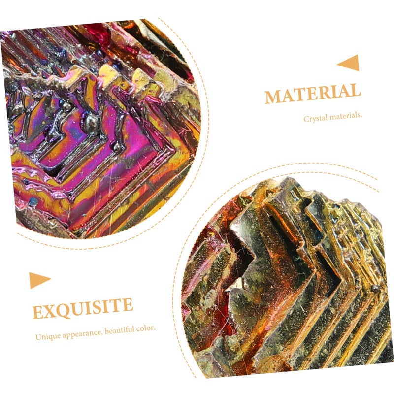 Natural Bismuth Crystal Specimen Mineral Display For Desktop Decor Education - Image 5