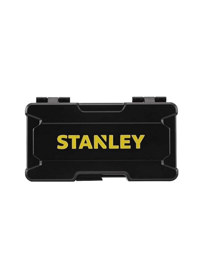 Stanley Stmt82672 0 12 Chrome Compact Socket Set 1/4 Inches Silver 37Pcs  - Image 3