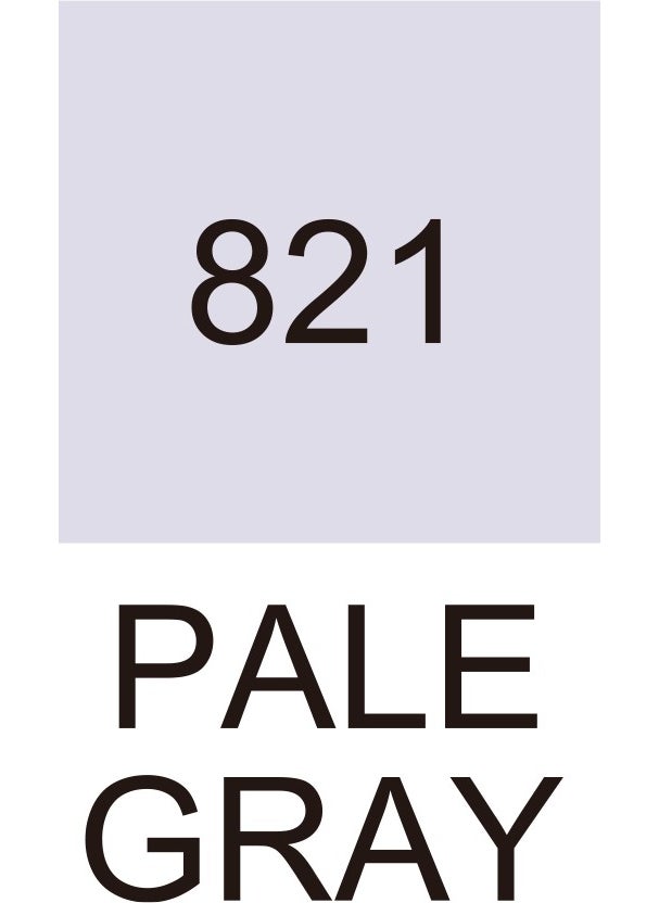 Zig Kurecolor Fine&brush For Manga Double Sided Pencil N:821 Pale Gray  - Image 2