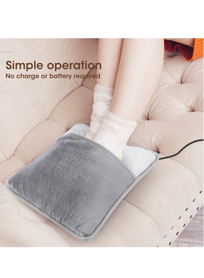 general Winter hot selling flannel USB plug-in foot warmer home intelligent constant temperature electric hand warmer heating pad - Image 3