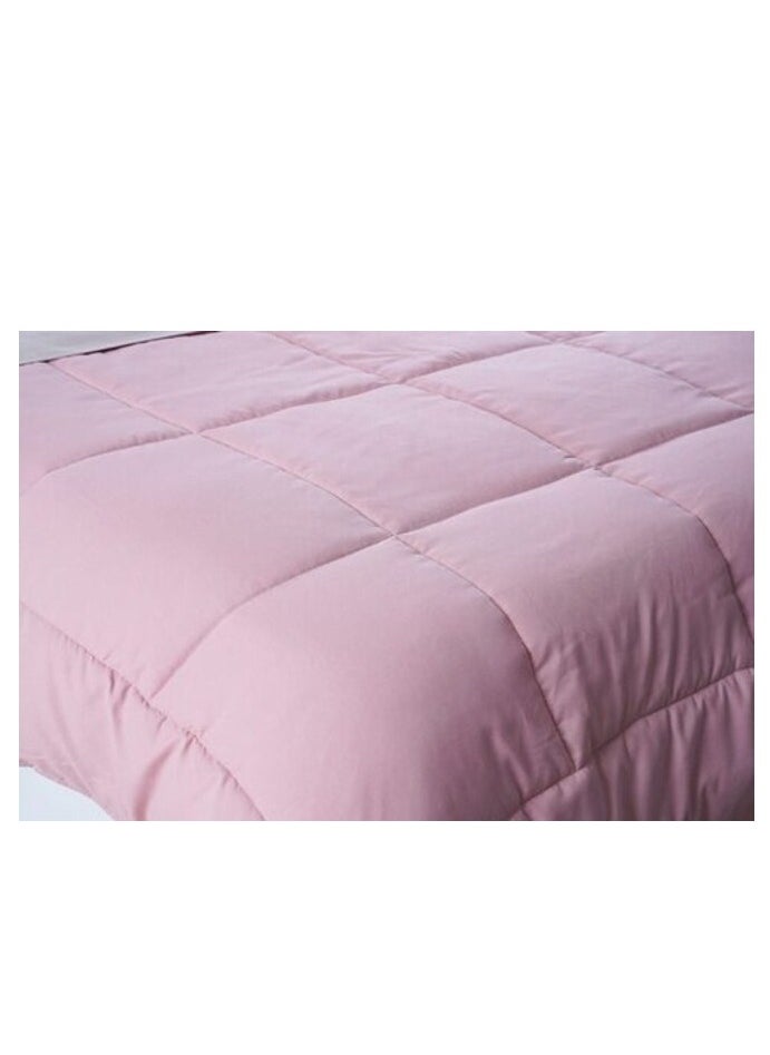 Pan Home PAN Home Home Furnishings Room Essential 2-Piece Reversible Comforter Set 135X220 cm- Pink 