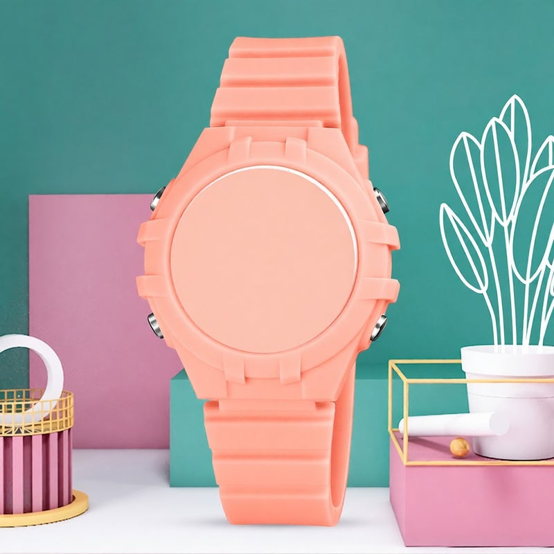 SKMEI Kids Digital Watch for Boys Girls 7-Color LED Backlight 5ATM Waterproof Students Sports Watches Time Week Date Display Stopwatch Alarm Clock Fashion Wristband Children Birthday Present Festival - Image 3