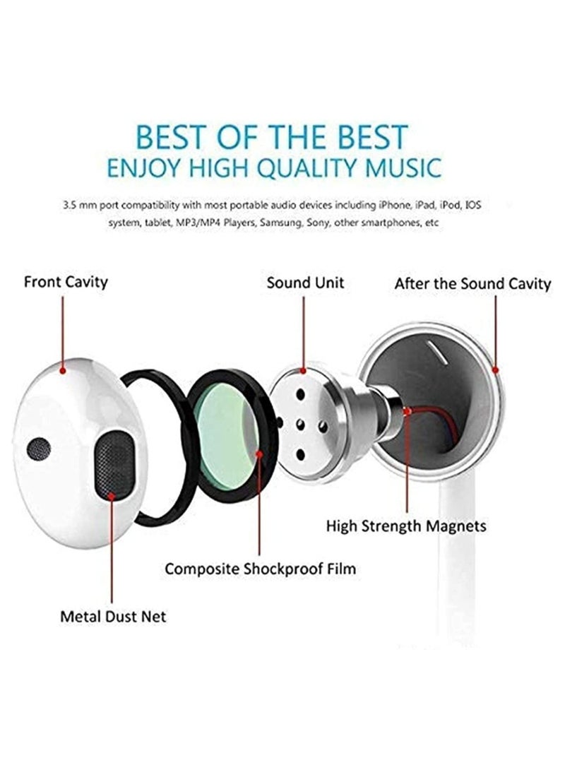 ELTRAZONE iPhone Earphones Wired Headphones Built-in Mic&Volume Control & Noise Cancellation In-Ear Earphones Earbuds Compatible for iPhone 11/12/13 Pro/XS Max/8/8plus 7/7plus Support for all iOS - Image 3