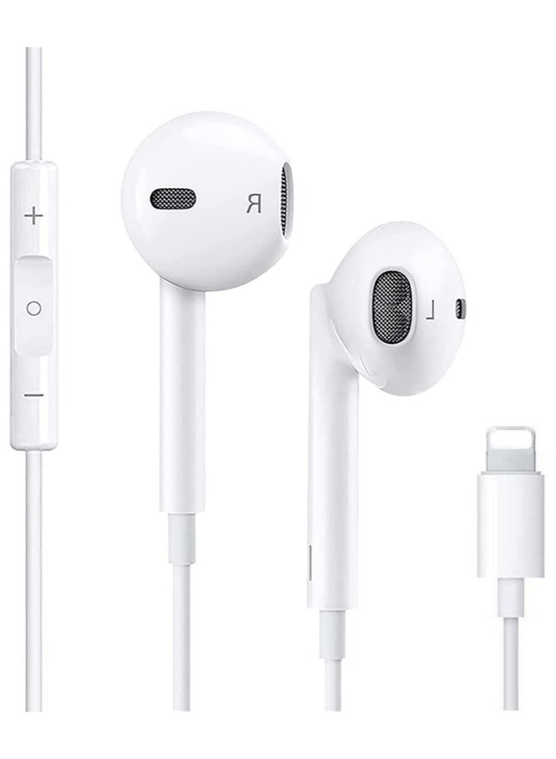 ELTRAZONE iPhone Earphones Wired Headphones Built-in Mic&Volume Control & Noise Cancellation In-Ear Earphones Earbuds Compatible for iPhone 11/12/13 Pro/XS Max/8/8plus 7/7plus Support for all iOS - Image 1