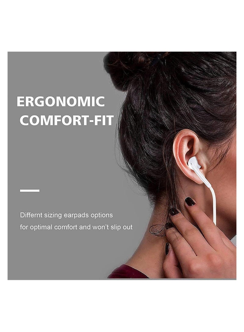 ELTRAZONE iPhone Earphones Wired Headphones Built-in Mic&Volume Control & Noise Cancellation In-Ear Earphones Earbuds Compatible for iPhone 11/12/13 Pro/XS Max/8/8plus 7/7plus Support for all iOS - Image 4