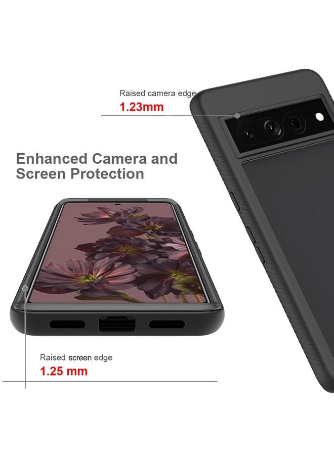 Green Tiger Case For Google Pixel 7 Pro Starry Sky Solid Color Shockproof TPU Clear PC Phone Case - Image 5