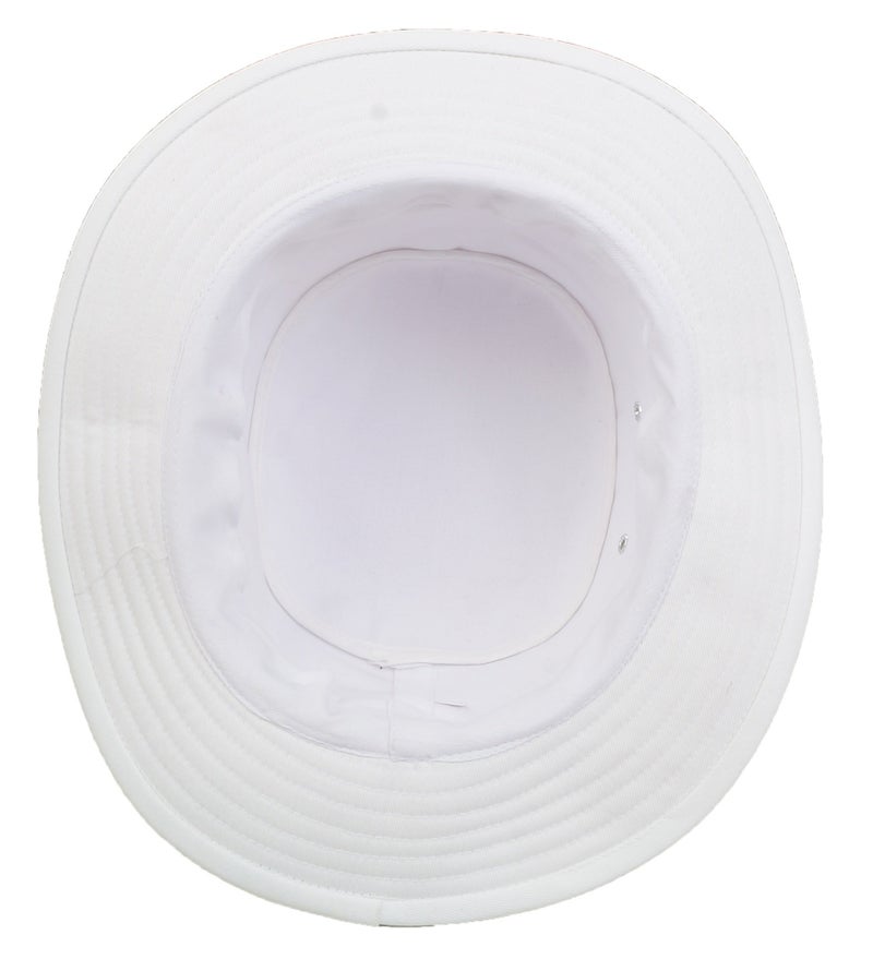 Zacharias Men's Cotton Cricket Umpire Sun Hat (White_Free Size) (Pack of 1) - Image 3