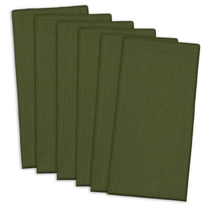 Design Imports DII Variegated Olive Green Napkin (Set of 6) - Image 1