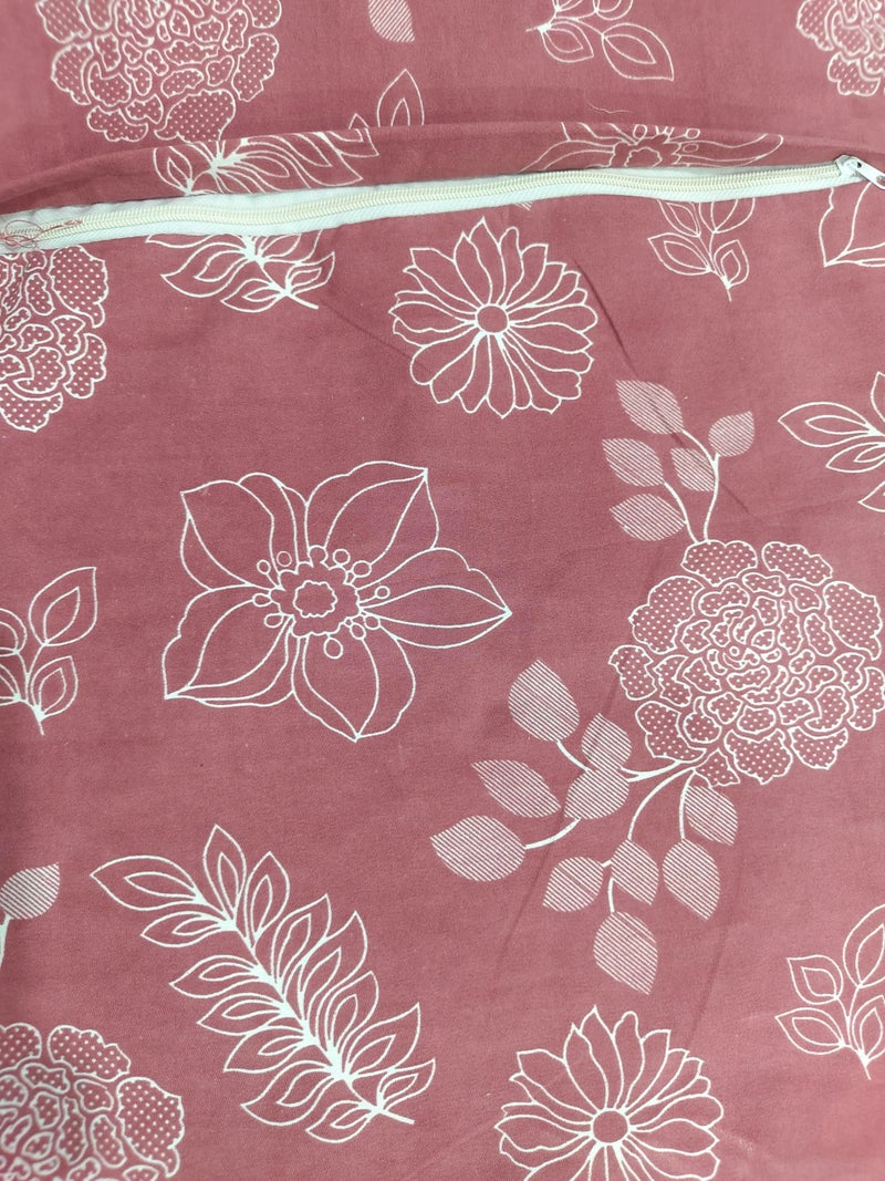 JBTC Home Bedding Set, 6 Piece, 90x100 Inches, with Frilly Pillowcases and Filled/Frilly Cushions.6 Piece Bedsheet Set.Complete Bedding Sets Double Queen Size,(6PC Set-1+2+2+1) - Image 5