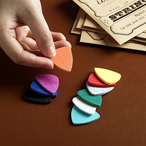 Donux Ukulele Capo for Soprano, Concert, Tenor, Baritone Ukulele with felt picks (Walnut) - Image 5