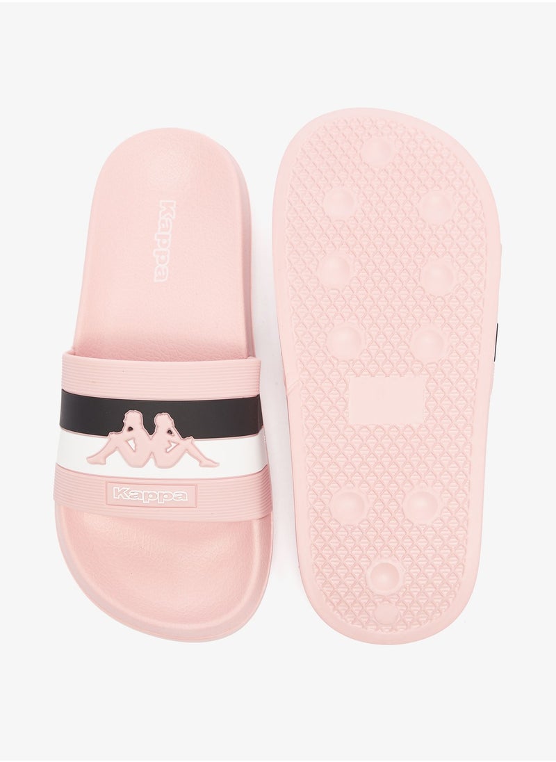 Kappa - Girls' Logo Print Slide Slippers - Image 1