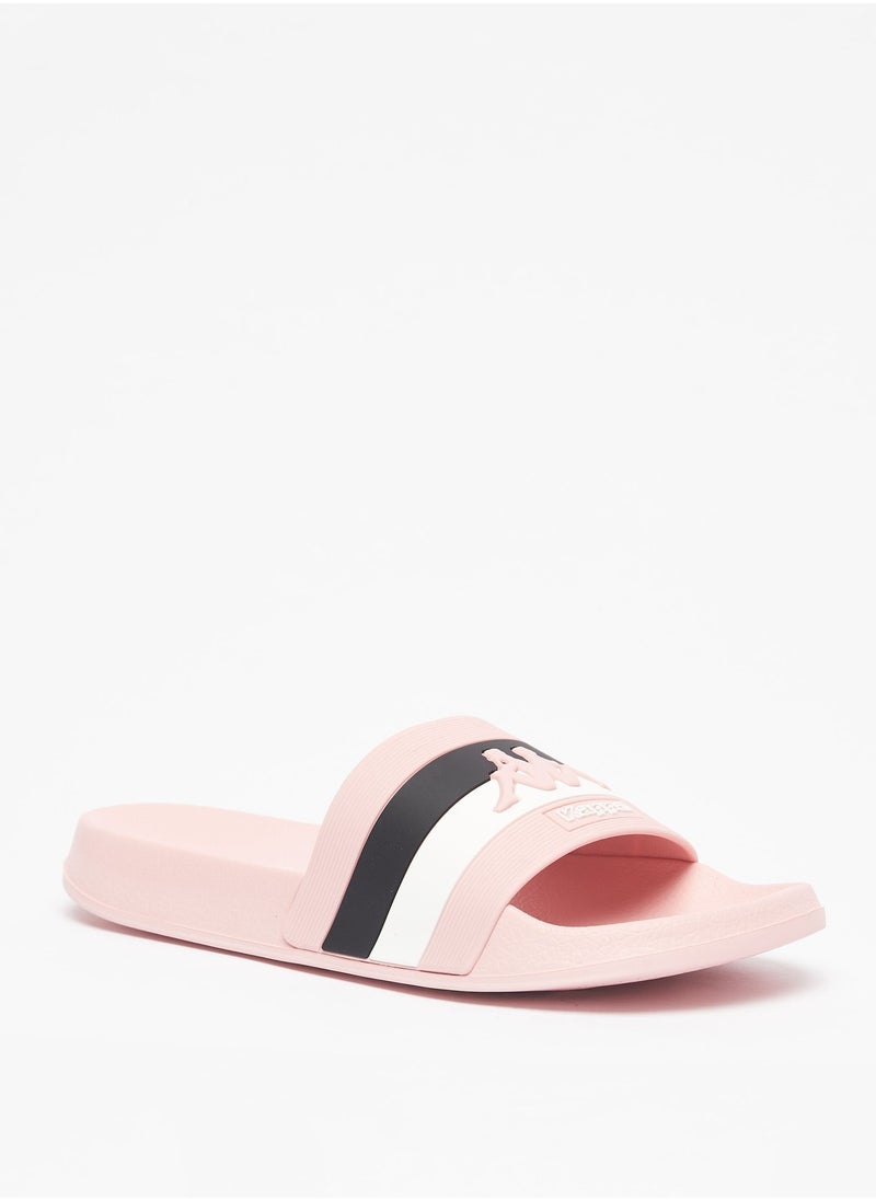 Kappa - Girls' Logo Print Slide Slippers - Image 1