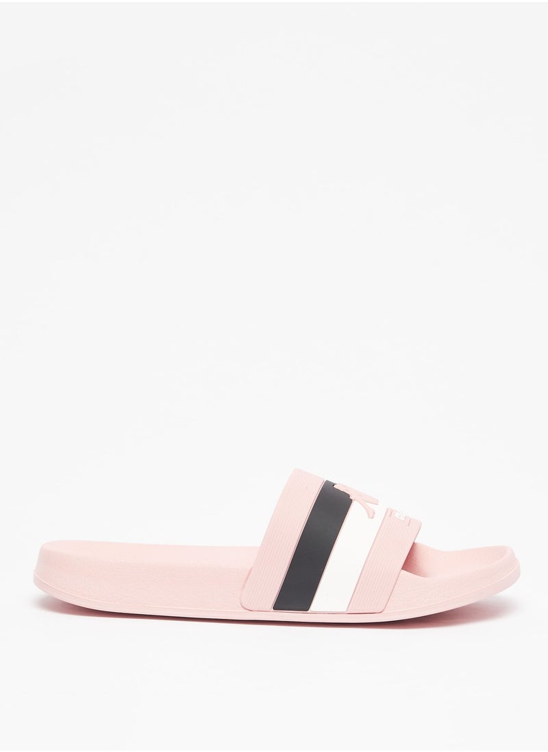 Kappa - Girls' Logo Print Slide Slippers - Image 1