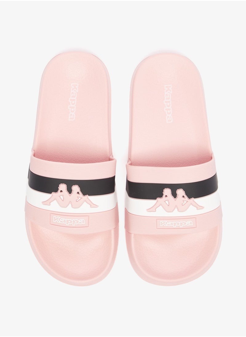 Kappa - Girls' Logo Print Slide Slippers - Image 1