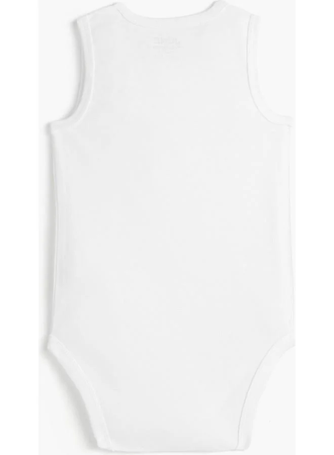 JUNE June Baby Basic 5-Pack White Athlete Bodysuit White