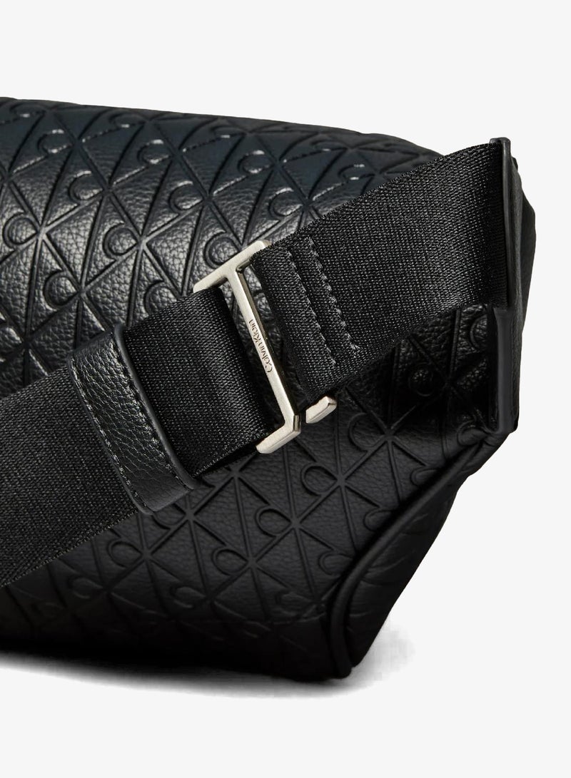 CALVIN KLEIN Embossed Allover Monogram Waistpack - Image 4