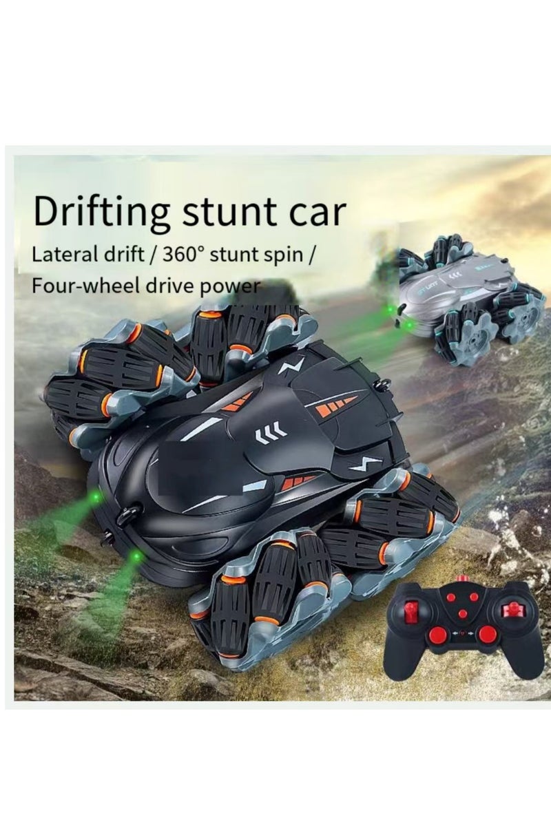 4X4 Remote Control Drift Stunt Car 4WD Racing Fall Resistant RC Car 360° Rotating Dual Sided Climbing High-Speed Tumbling Cross-Country Battle Off Road Rechargeable Adults Boy Girl - Image 3
