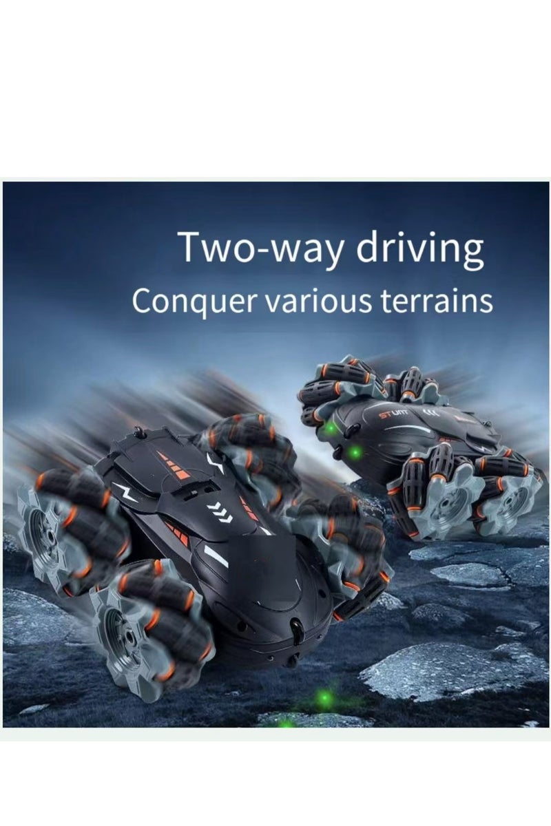 4X4 Remote Control Drift Stunt Car 4WD Racing Fall Resistant RC Car 360° Rotating Dual Sided Climbing High-Speed Tumbling Cross-Country Battle Off Road Rechargeable Adults Boy Girl - Image 5