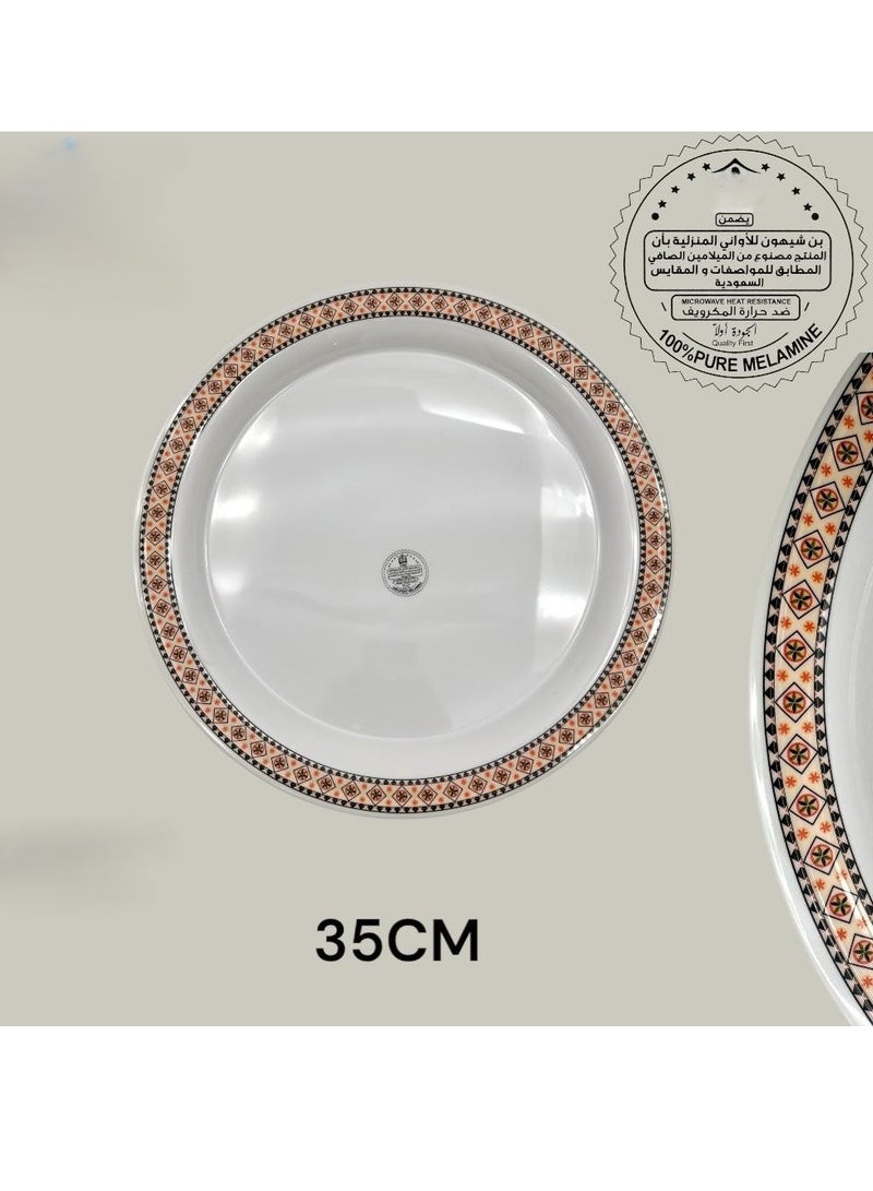 Elegantly designed melamine set of 5 in sizes 30/35/40/45/50 cm - Image 3