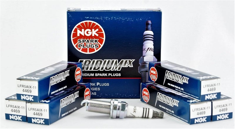 NGK Iridium IX Spark Plugs LFR5AIX-11 - Set of 6 - Image 1