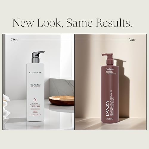 LANZA L'ANZA Healing Colorcare Conditioner, Daily Color-Safe Conditioner, Hydrates & Repairs Dry Damaged Hair, Detangles, Anti-Fade, Adds Shine. Anti-Humidity, Strengthening Care, Sulfate Free (33.8 Fl Oz) - Image 2