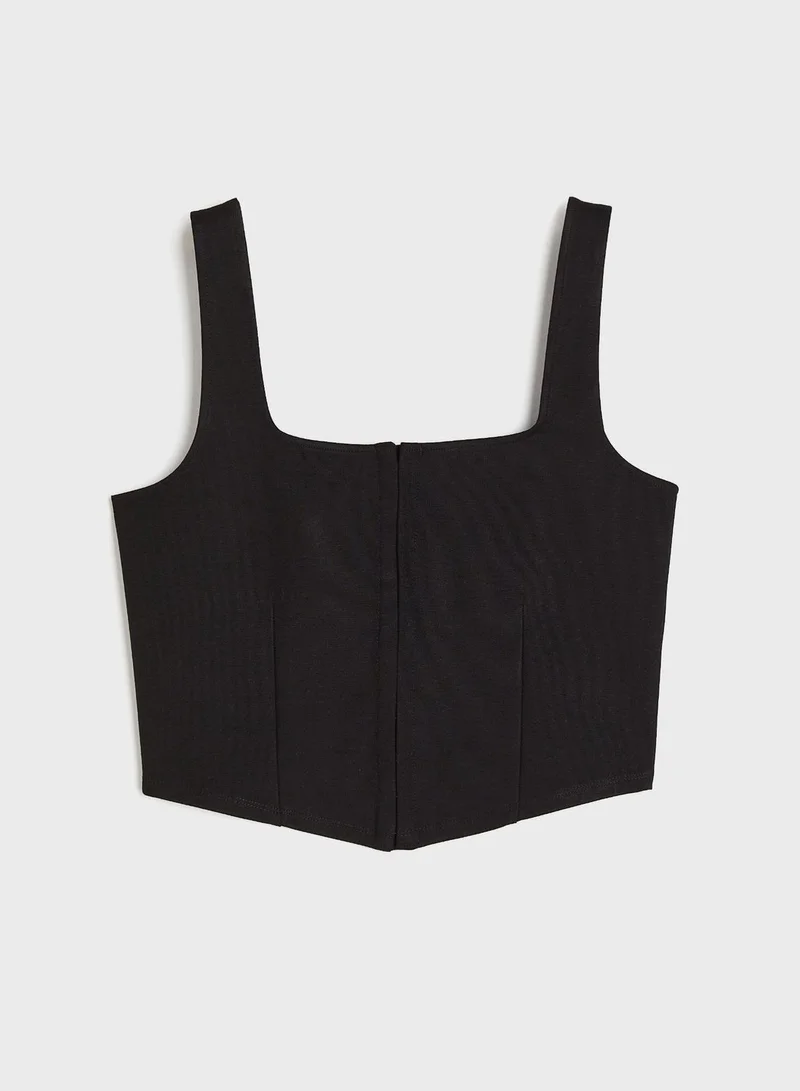 H&M Square Neck Crop Top