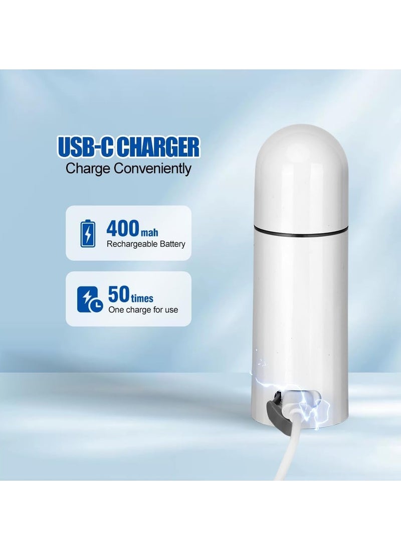 MMG Portable Bidet With 350ml Reservoir, High Pressure USB-Type C Mini Electric Rechargeable Handheld Travel Bidet, Water Sprayer for Women and Men, Personal Hygiene Cleaning, Postpartum Care  - Image 3