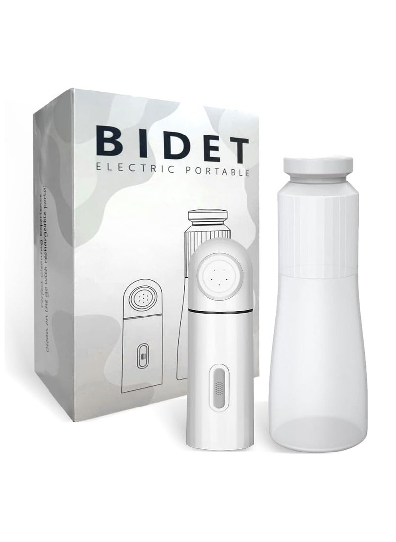 MMG Portable Bidet With 350ml Reservoir, High Pressure USB-Type C Mini Electric Rechargeable Handheld Travel Bidet, Water Sprayer for Women and Men, Personal Hygiene Cleaning, Postpartum Care  - Image 1
