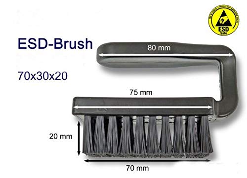 SCHOFIC U-Shape 3 Inch Antistatic ESD Brush (WT-06, Pack of 1) - Image 3