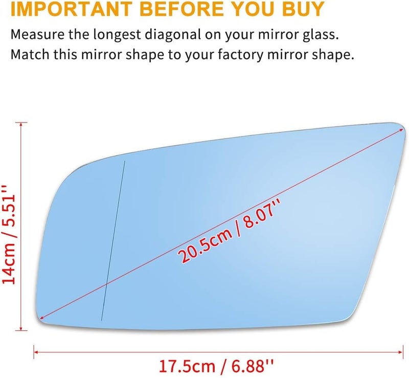 Wivplex Heated Side Mirror Glass for BMW - Image 2