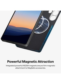 PITAKA pitaka Case for Samsung Galaxy S25 Ultra, 6.8 Inch, Compatible with MagSafe, Slim & Light Samsung Galaxy S25 Ultra Case, 1500D Aramid Fiber Made [MagEZ Case 4 - Moonrise]  - Image 3