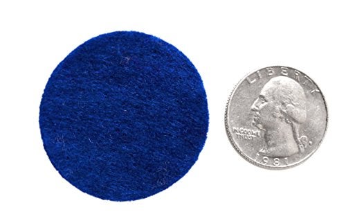 Playfully Ever After 1.5 Inch Blue 94pc Stiff Felt Circles - Image 2