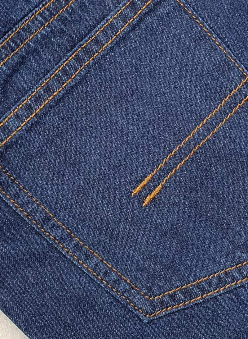 GIORDANO  Junior Cotton Denim Jeans - Comfortable Mid-Rise Tapered Fit with Elastic Waist  | Best Price UAE