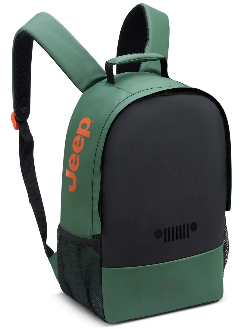 Jeep JS012C Dual Material Backpack - Green