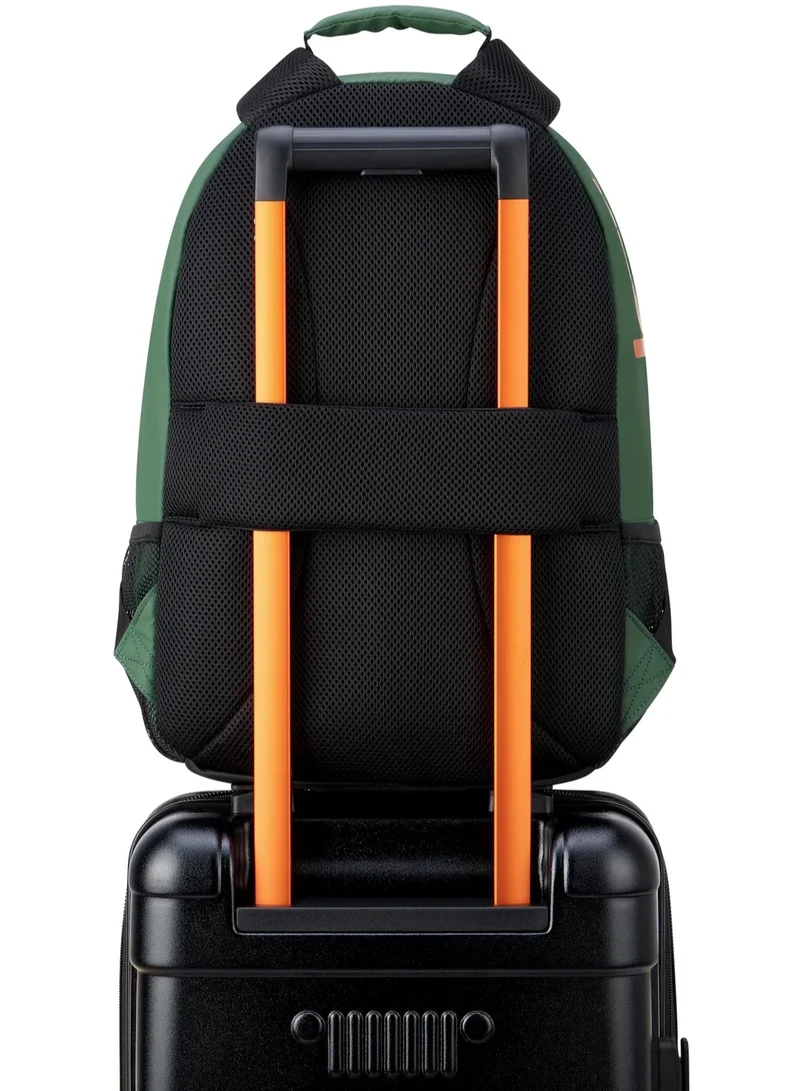 Jeep  JS012C Dual Material Backpack - Green  | Best Price UAE