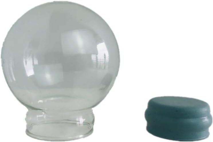 Youda DIY Empty Glass Snow Globe Kit - Water Globe Accessories (D65mm) - Image 1