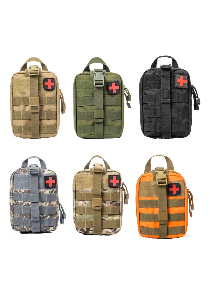AROAQ First Aid Bag, Tactical Medical Pouch, Waterproof Lightweight  First Aid Kit Medical Bag, Emergency Survival Kit Bag For Hiking Travel Home Emergency Treatment Case, ( Khaki  )  - Image 4