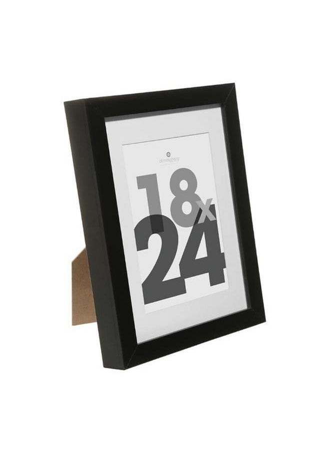 atmosphera Eva Wall Mounted Decorative Easy-Hanging Photo Frame Black 18 x 24cm 121156A  - Image 2