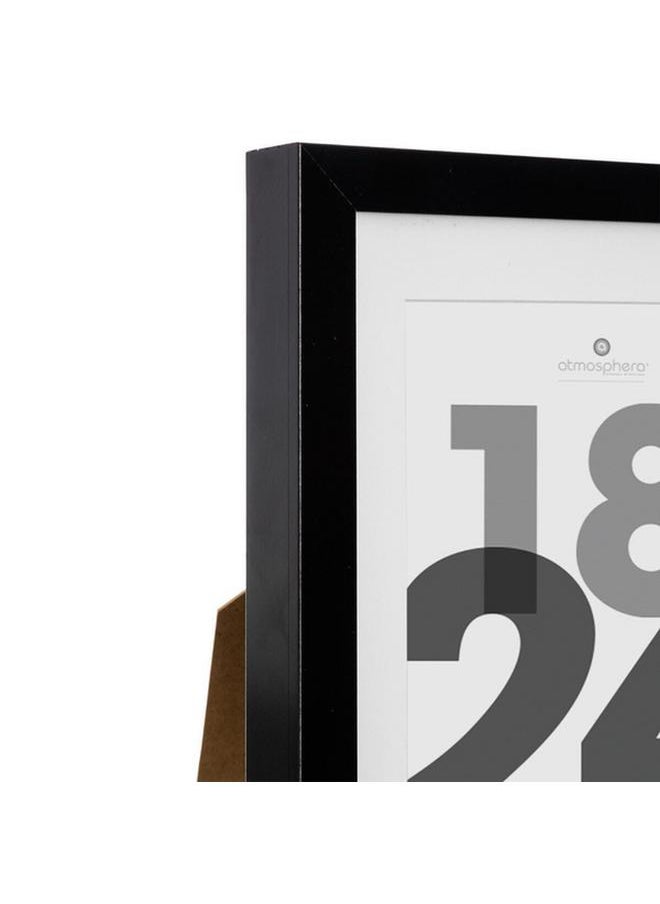 atmosphera Eva Wall Mounted Decorative Easy-Hanging Photo Frame Black 18 x 24cm 121156A  - Image 3