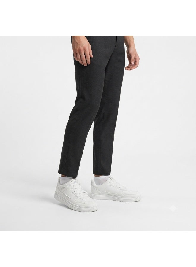 Men’S Casual Lace-Up Sneakers With Elevated Sole And Layered Upper – Everyday Shoes For College, Travel And Outings - Image 1
