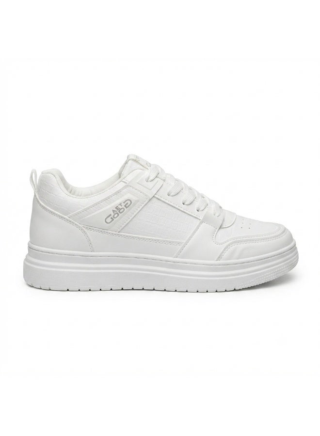Men’S Casual Lace-Up Sneakers With Elevated Sole And Layered Upper – Everyday Shoes For College, Travel And Outings - Image 5