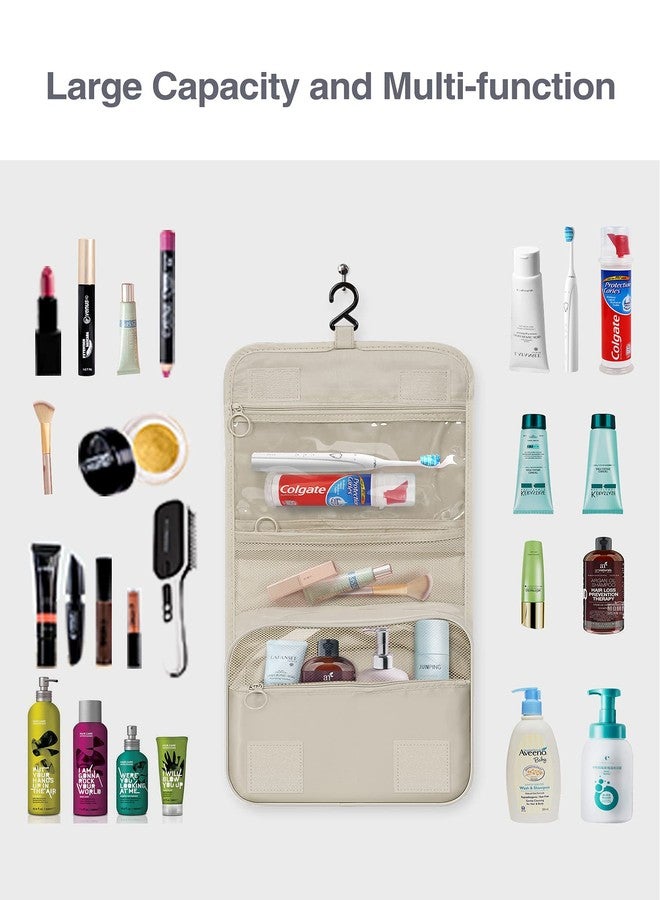 Luxtude Hanging Toiletry Bag for Women with Hanging Hook, Water-resistant Traveling Toiletries Bag, Portable Toiletry Travel Organizer Bag for Toiletries, Shower, Bathroom, Cosmetics Accessories etc. - Image 4